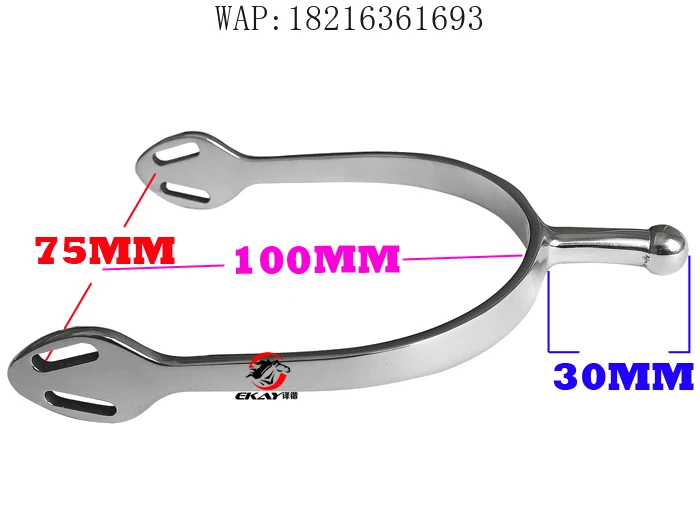 

Тонкие британские шпоры из нержавеющей стали, мужские