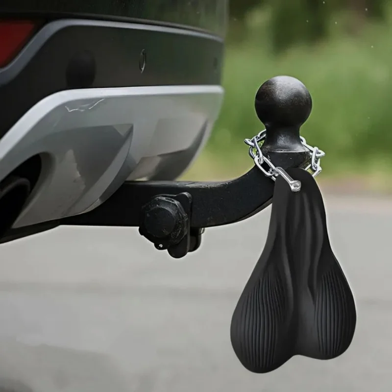 3D Printing Funny Trailer Hitch Hanging Decoration Chain Lock Prank Gift for Truck SUV Car Tow Hook Ornament Novelty
