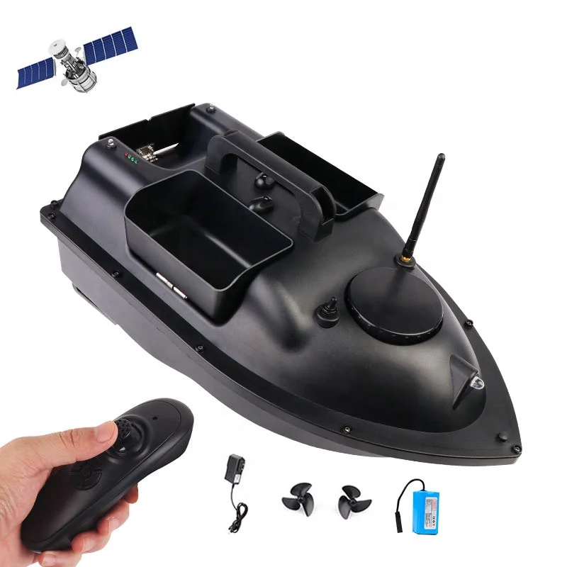 

NEW Carp Fishing Bait Boat Tackle 2kg Loading Rc Bait Boat For Fishing 500m Gps Inflatable Fishing Bait Boat