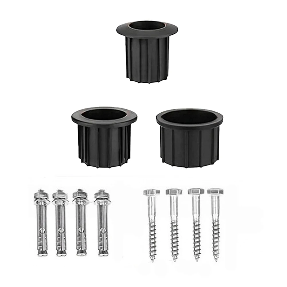 Umbrella Base Stand with Iron Stake for Fixed Position Canopy Support in Residential and Commercial Outdoor Spaces