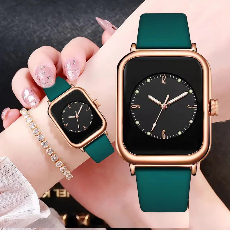 Fashion Quartz Wrist Watch Original Brand Women Watches Simplicity Ladies Causal Bracelet Silicone Strap Clock Wristwatches New