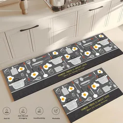 Marble Kitchen Rug Hallway Entrance Doormat Home Living Room Children Bedroom Floor Decor Carpet Bathroom Door Non-Slip Foot Mat