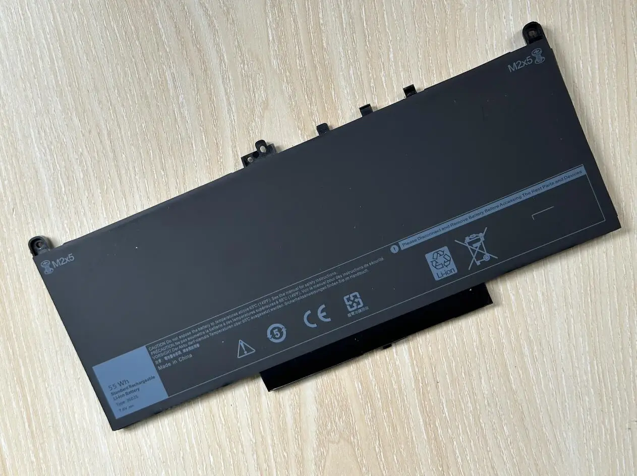 Imagem -05 - Bateria do Portátil Dell Latitude 7.6v 7198mah 55wh J60j5 E7270 E7470 J60j5 R1v85 Mc34y 242wd