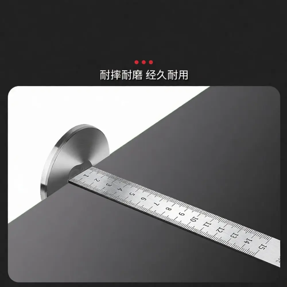 Professional Steel Tile Leveling Tool Magnetic Gauge Ruler Height Adjustment Precise Measuring For Floor Wall Installation