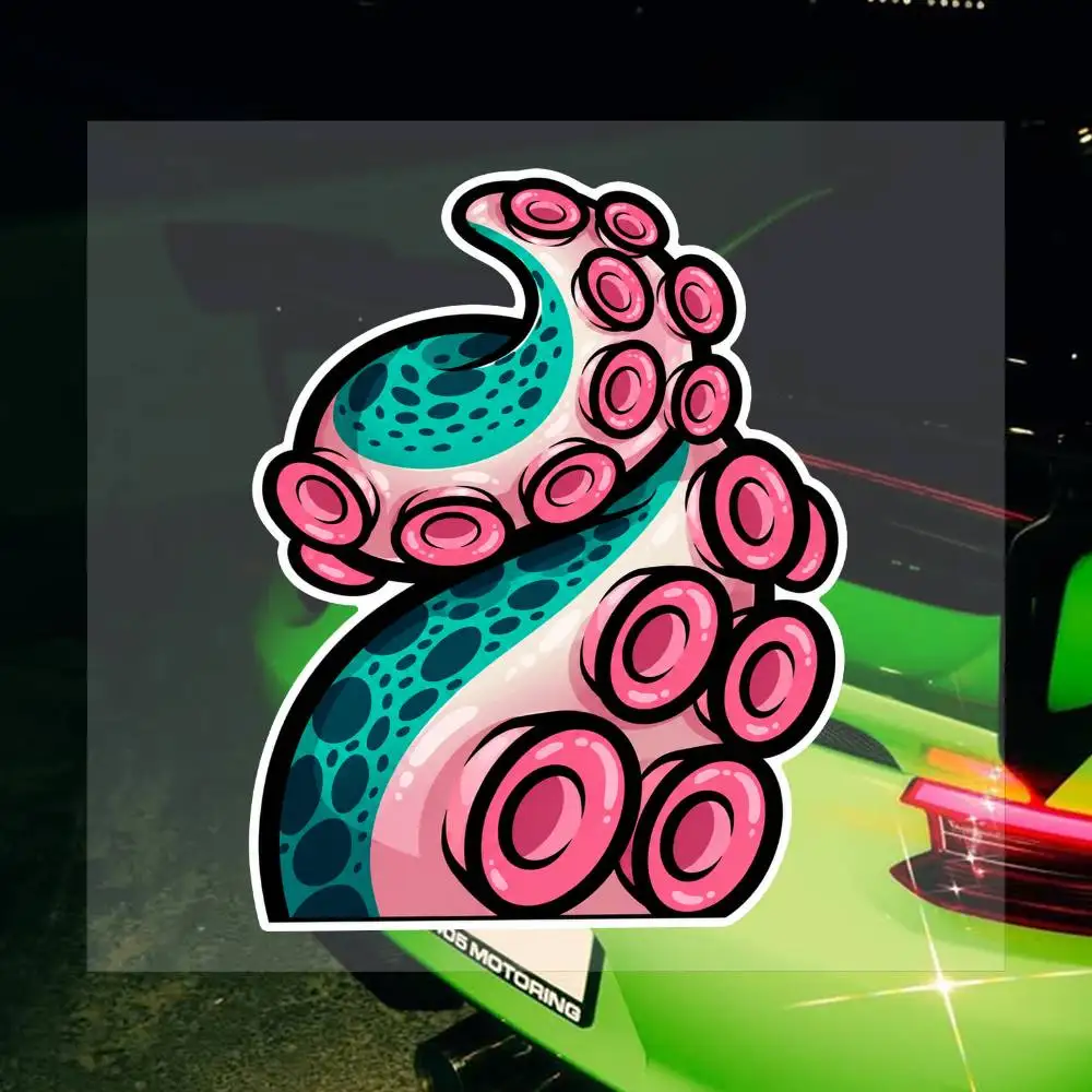 Tentacle 16cm Cool Sticker Collection Graffiti Style Waterproof Decal Pack For Laptop Phone Motorcycle Helmet DIY Decoration 3