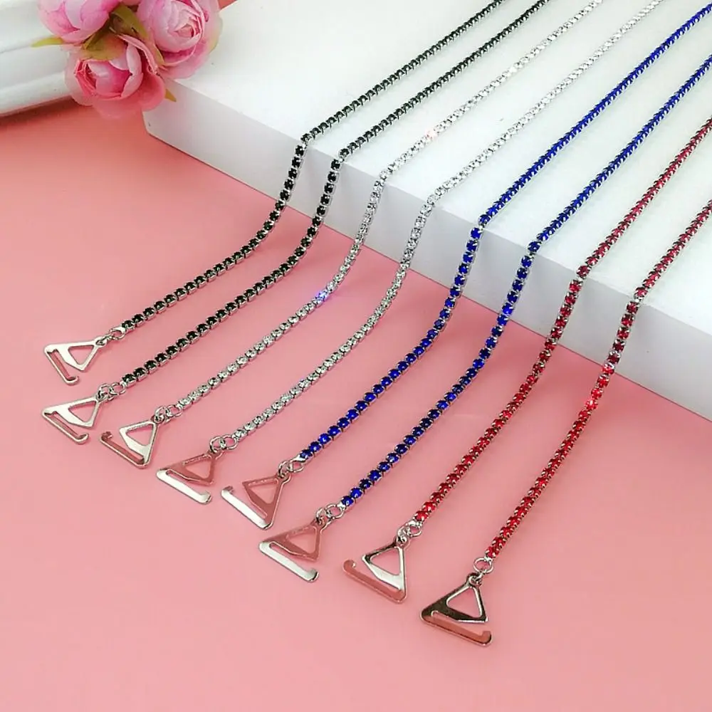 

Fashion Bras Straps Shiny Aniti-slip Underwear Strap Adjustable Metal Rhinestone Shoulder Straps Women Lingerie Accessories