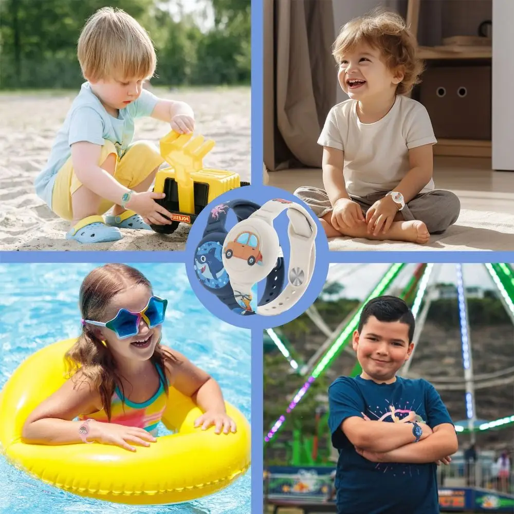 New Waterproof For Apple Airtag Holder Wristband Kids Silicone Case Bracelet Children Tracker Locator For AirTags Watch Band 