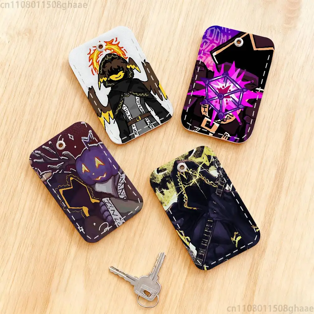 

F-Forsaken Taph Keychain Card Holder, Badge Credit Card Holder, Student ID Card Holder