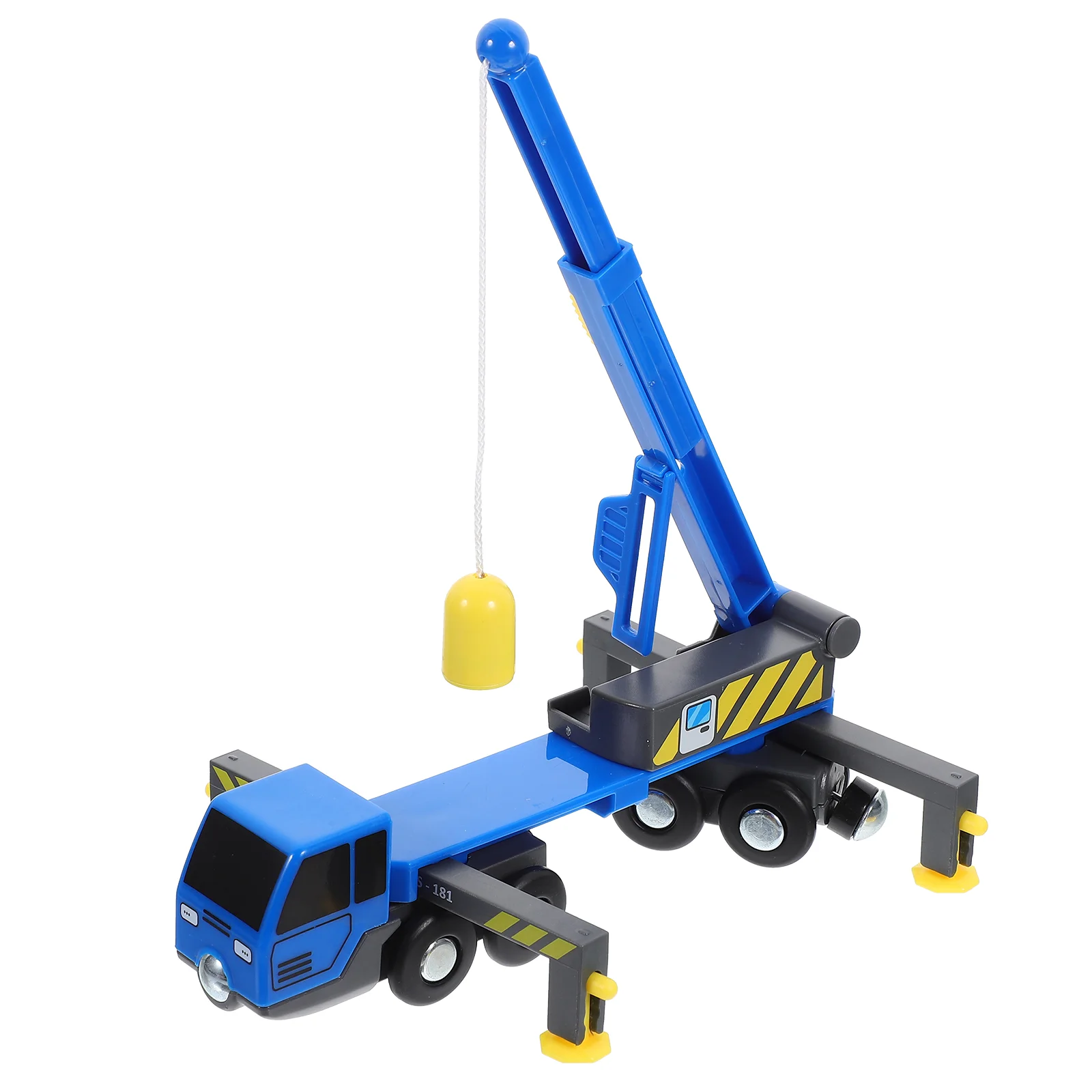 Crane Construction Vehicle Simulation Engineering Car Toy Toys Truck Model Miniature Cartoon Movable