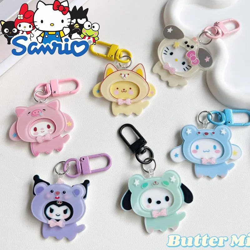 

Sanrio Key Chains Hello Kitty Cute Doll Keyring Ornament Key Chain Car Pendant Kids Gifts Fashion Jewelry Accessories Key Chains