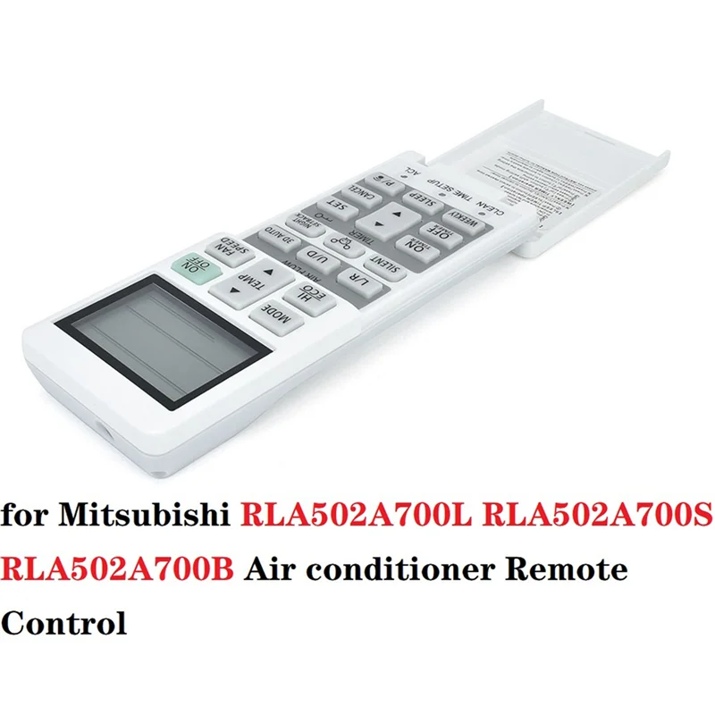 RLA502A700B Remote Control for Mitsubishi Air Conditioner RLA502A700L RLA502A700S RLA502A700B Remote Control Replacement
