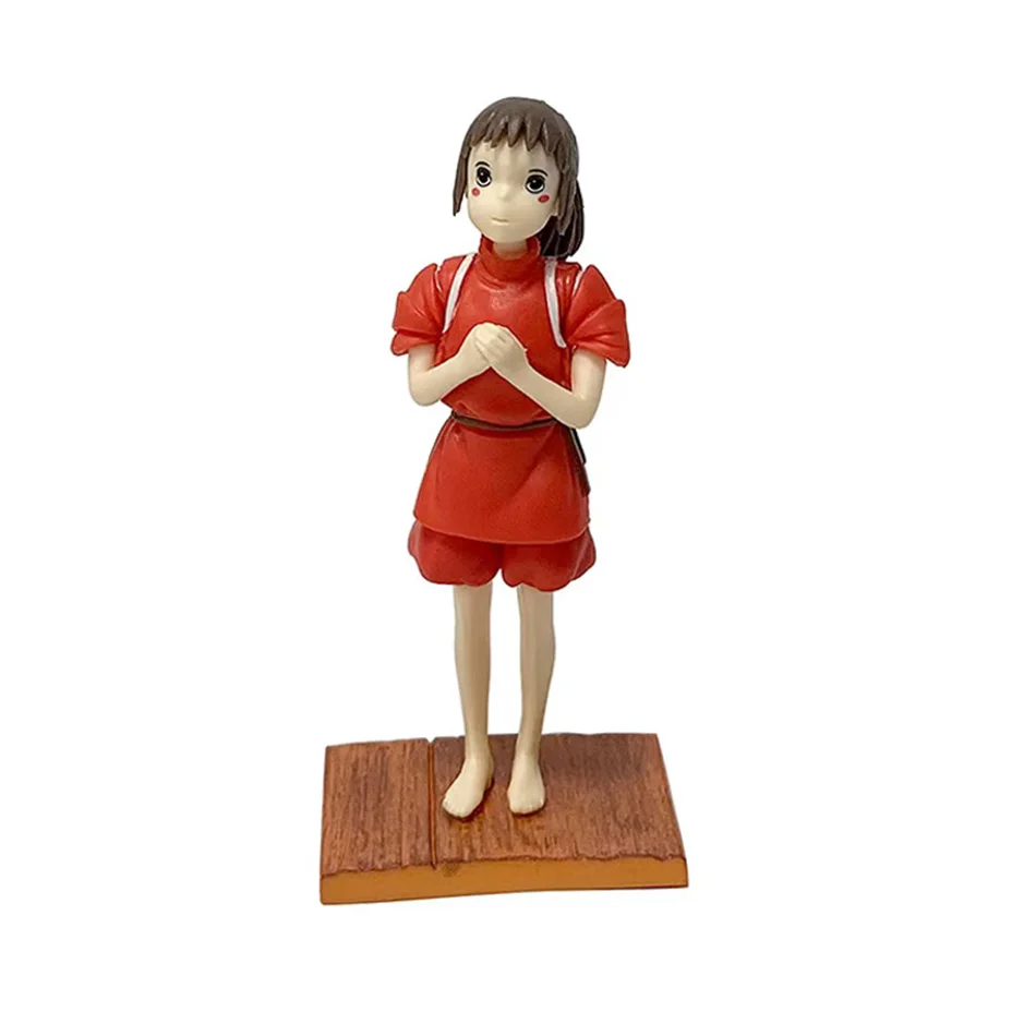 Anime Spirited Away Charakter PVC-Actionfiguren-Set Gesichtsloser Mann Hayao Miyazaki Charakterfigur Spielzeug Kindergeburtstagsgeschenk
