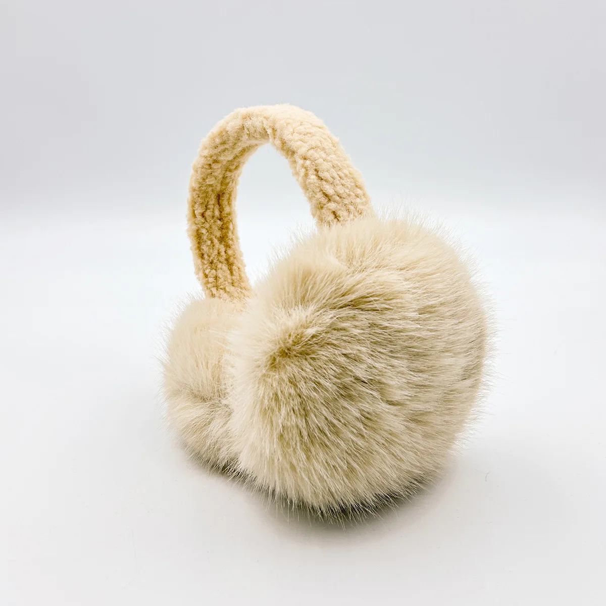 Cozy Foldable Plush Earmuffs for Women - Warm & Soft Perfect for Fall/Winter, Easy Storage Design