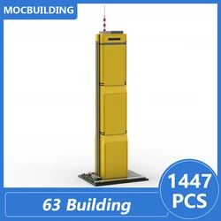 63 Building Seoul Skyscraper Model Moc Building Blocks Diy Assemble Bricks Architecture Display Collection Toys Gifts 1447PCS