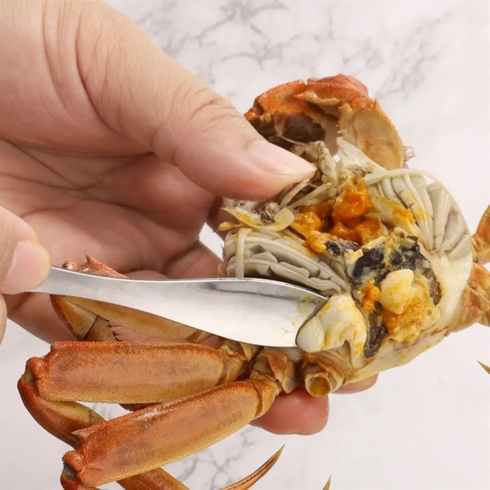 

4Pcs Stainless Steel Crab Leg Forks Pick Sets Plastic Efficient Crab Cracker Professional Labor-saving Lobster Shellers