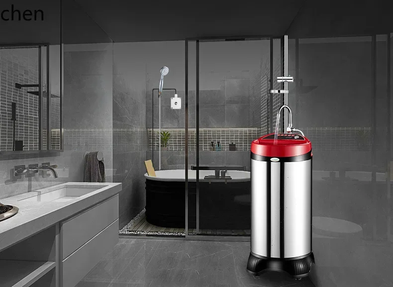 ZMLshower room mobile bath machine dual control intelligent constant temperature rental electric water heater water storage type
