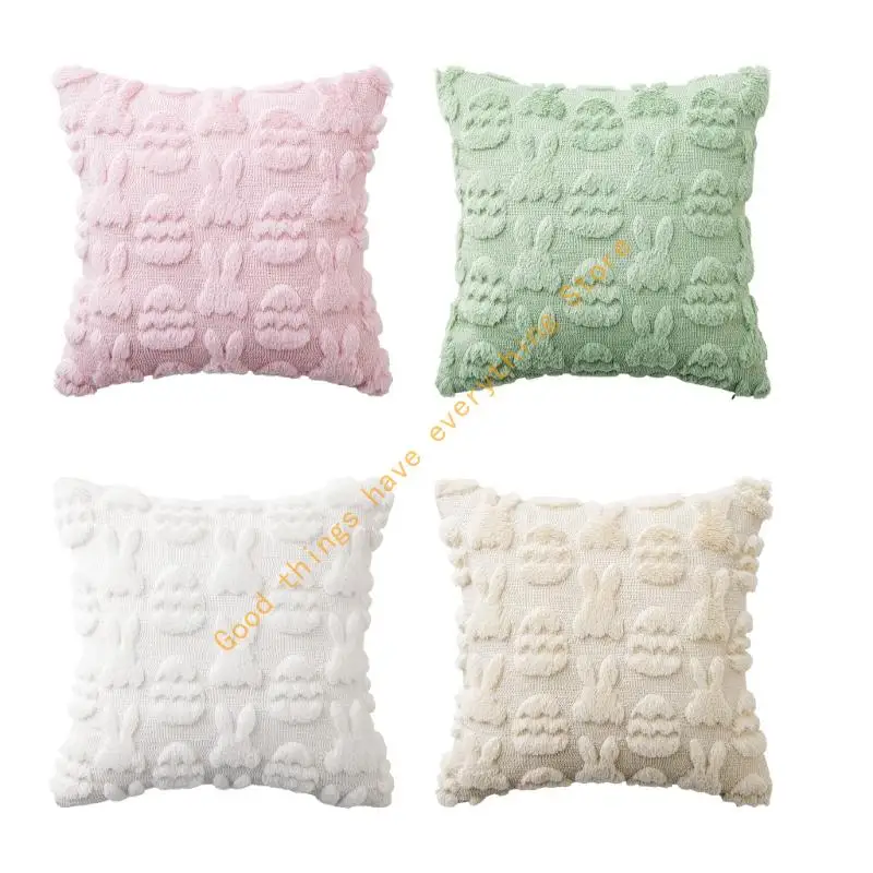 

Contemporary European Design Pillow Protectors With Faux Leather Back 55KF