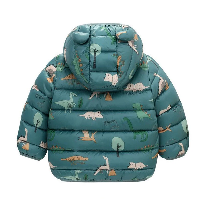 Kids Hooded Lightweight Down Jackets Autumn Winter Outerwear Girls Boys Baby Coats Halloween Christmas Birthday Gifts Clothing