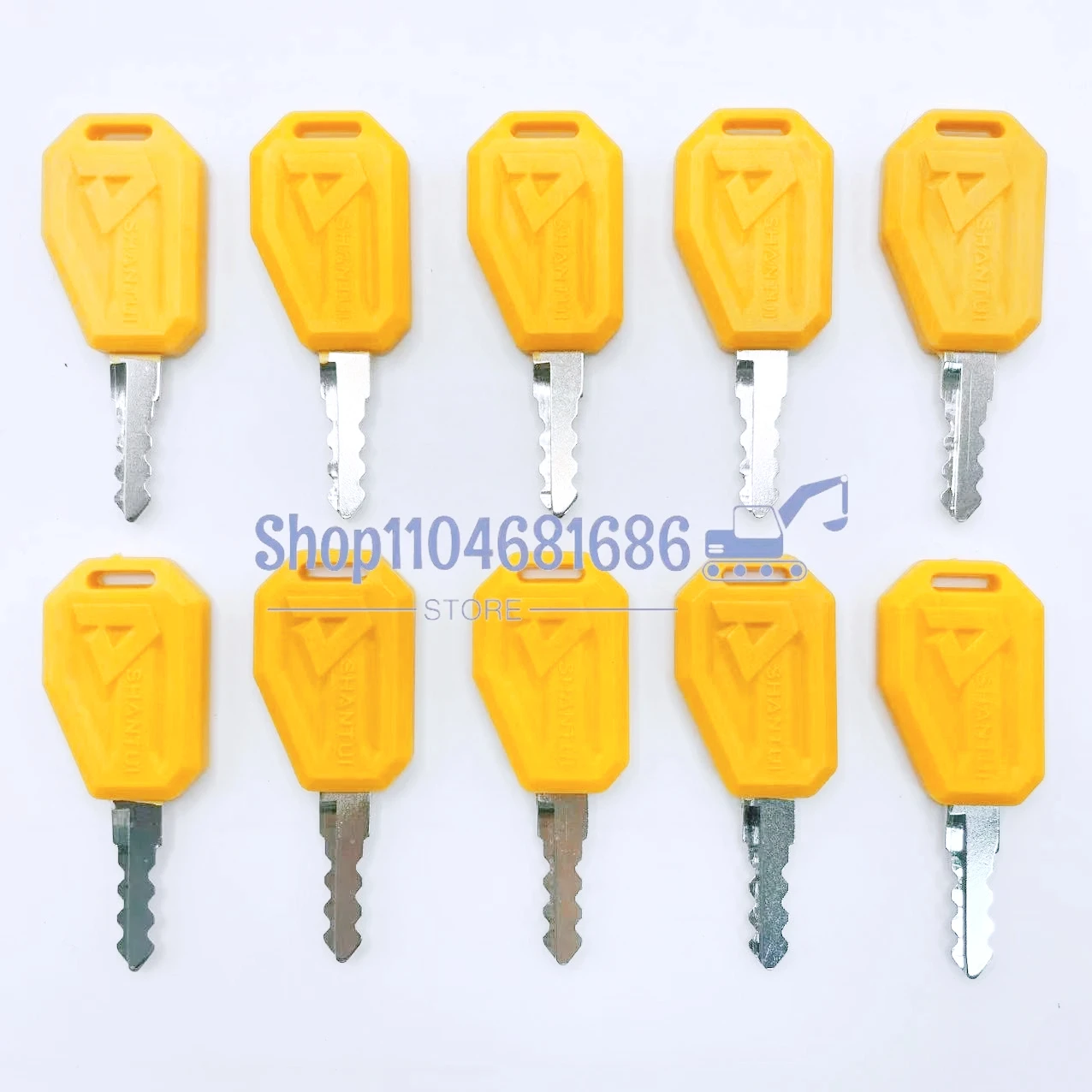 2/5/10PCS For Shantui Ignition Key For SD13 SD16  SD17 SD22 SD60 SD75 SD130 SD160 Bulldozer