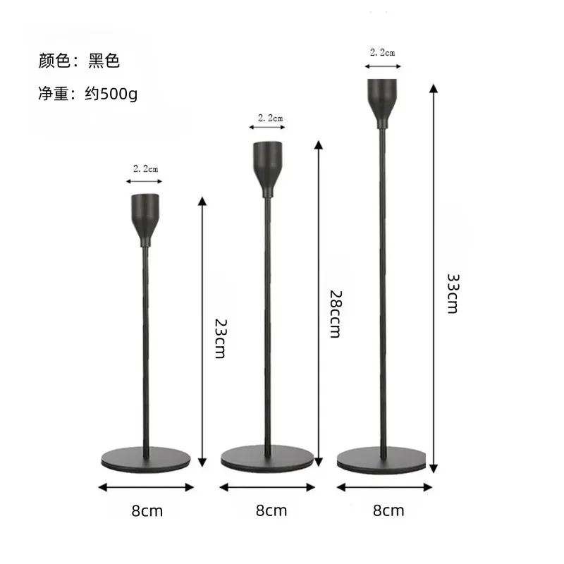 Tall Taper Pillar Candle Sticks Stand Holders Decor,Centerpiece Dining Table Festive Fireplace Mantle Vintage Room Decorations