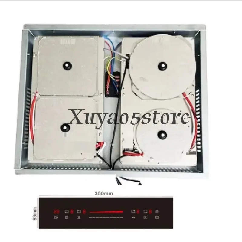 220V~240V Four Electric invisible induction cooker For Counter Top /4 zone invisible induction cooktop
