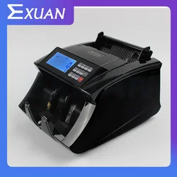 Автоматический мультивалютный денежный счетчик Bill Detector Counting Machine LCD Display для EURO US Dollar AUD Pound Автоматизированный многовалютный кассовый аппарат