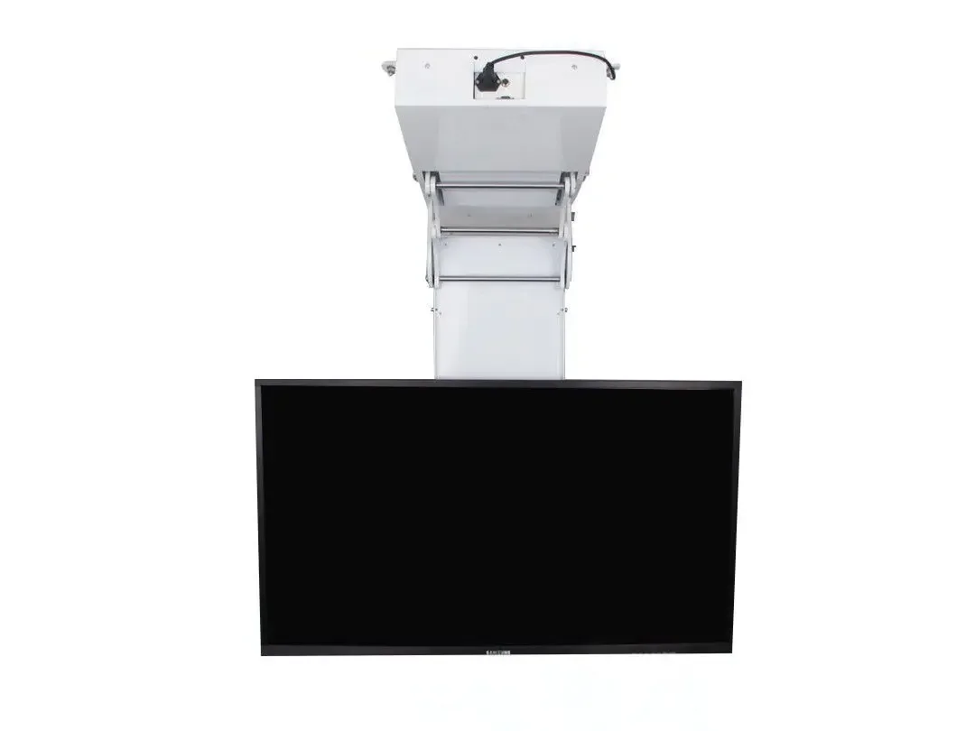 Factory Flip Inward Smart Automatic Celling 32-75inch TV lift TV stand /conference room Motorized Flip down Celling TV lift