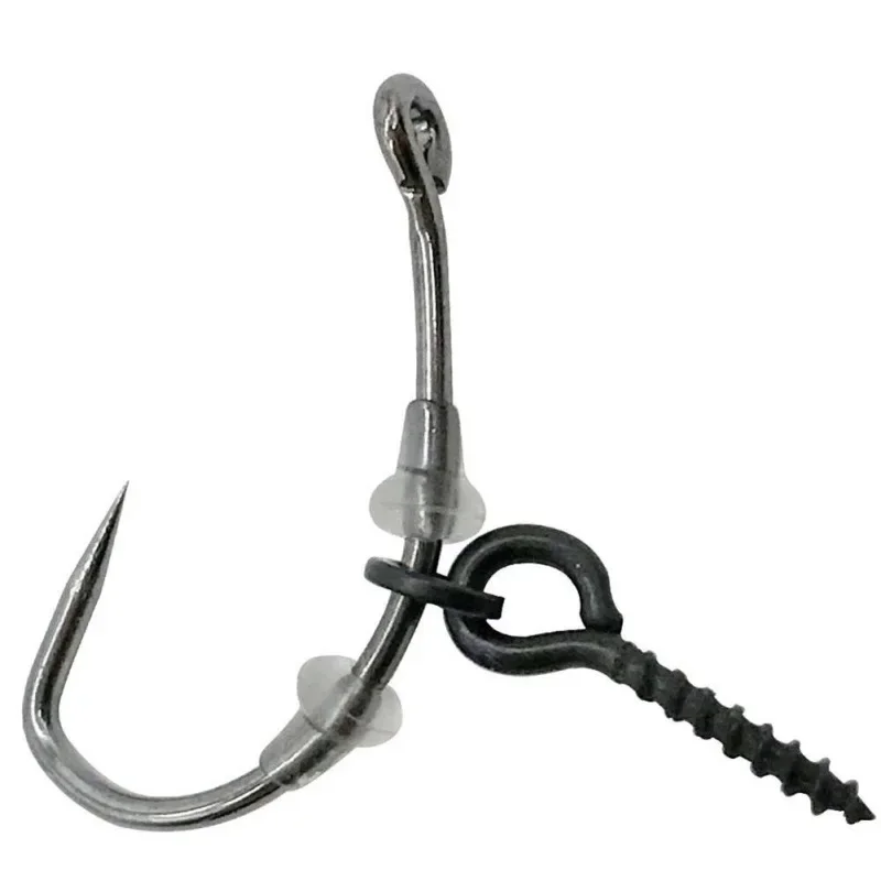 

Rubber Beads for Carp Fish Hook Carp Fishing Accessories Fish hook Stoper 20pcs Fishing Boilie Screw Chod Rigs