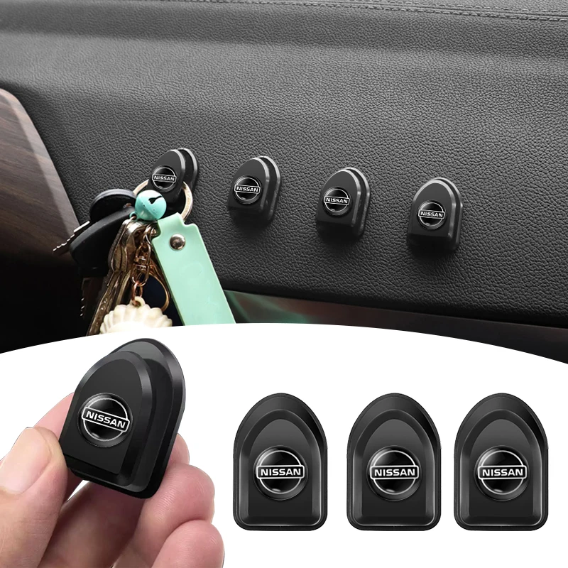 1/2/4Pcs Car Hooks Organizer Storage Hanger For Nissan LEXUS Dacia Tesla Land Rover Toyota Hyundai BMW Mercedes Benz Alfa Romeo