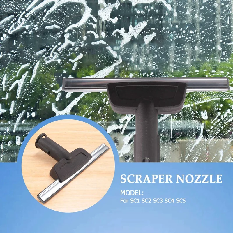 HOT！-Steam Cleaner Parts Scraper Nozzle Cleaning Glass Dedicated For Karcher SC1 SC2 SC3 SC4 SC5 Steam Cleaner