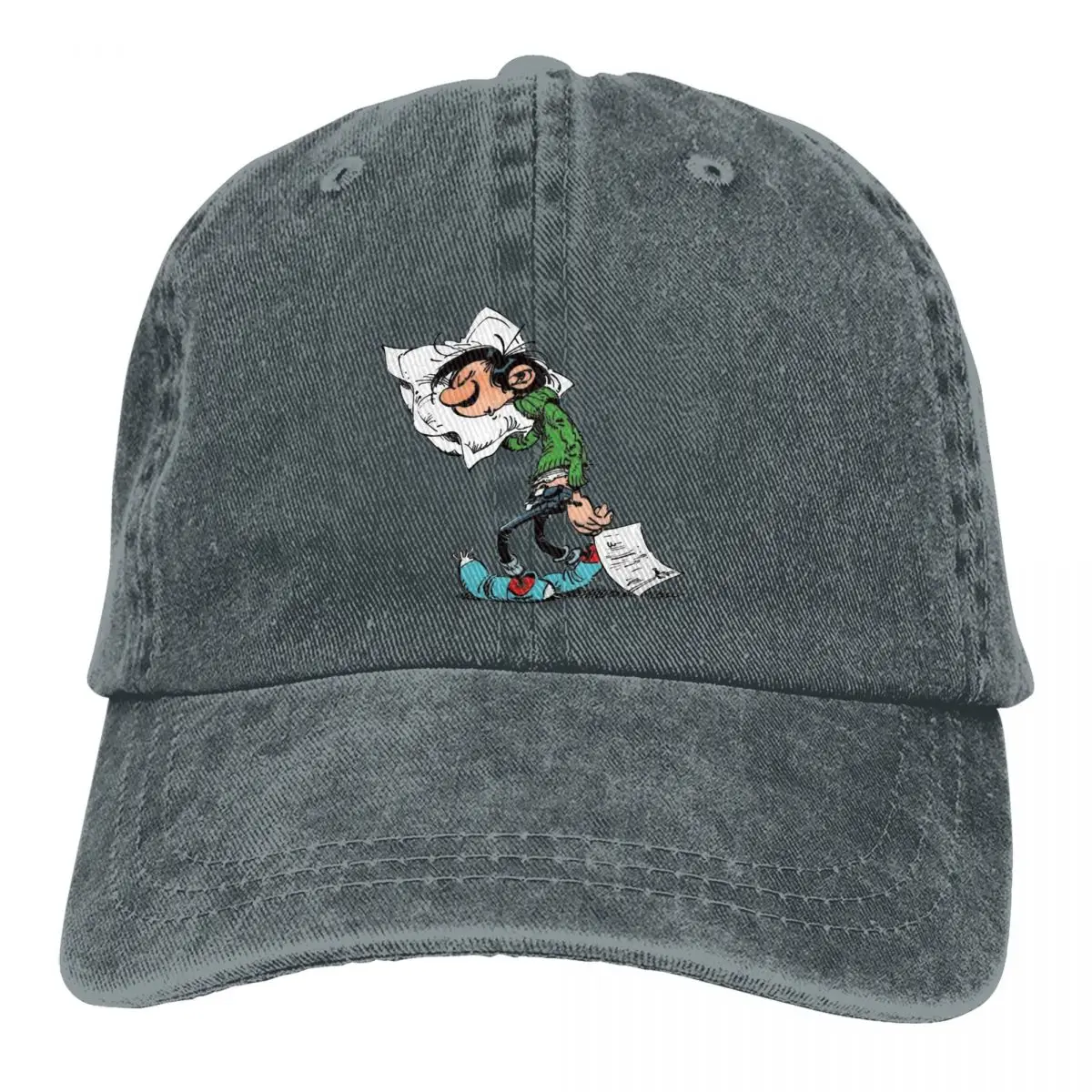 Pure Color Dad Hats Sleepy Women's Hat Sun Visor Baseball Caps Gaston Lagaffe Comics Peaked Cap