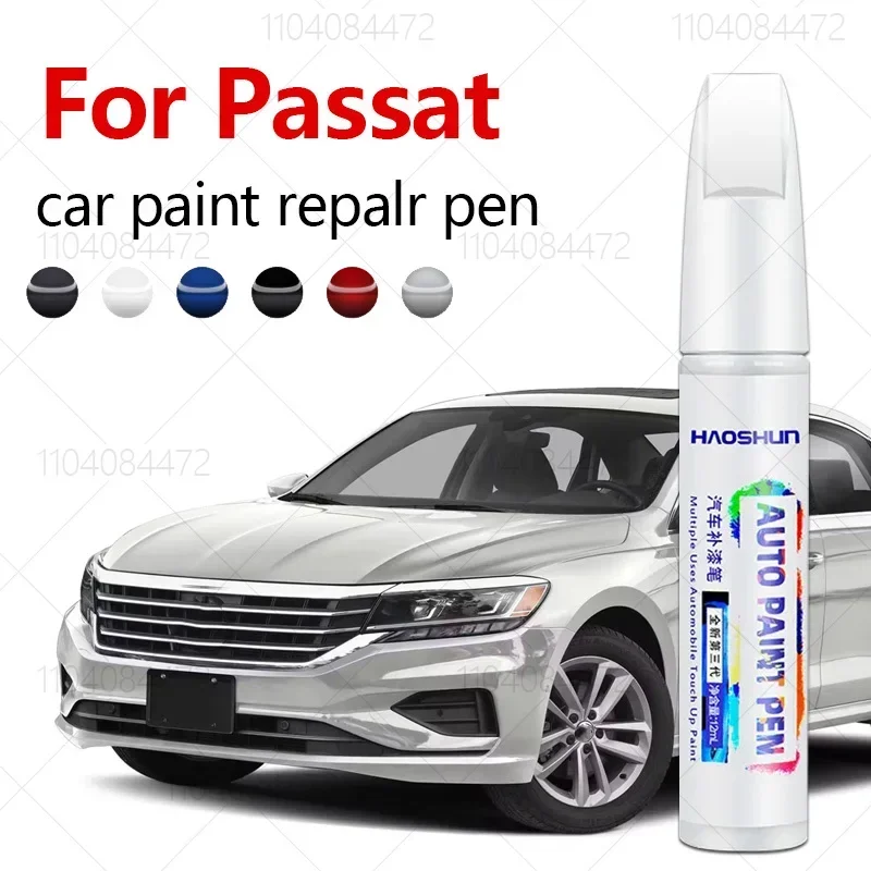 Paint Repair Brush Touch Up Scratch Remover DIY Auto Accessories Black White For Volkswagen Passat 1973-2025  B3 B4 B5 B6 B7 B8