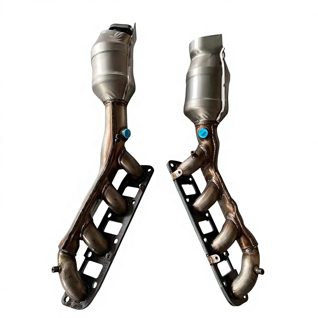 High Quality Exhaust Manifold for Nissan Patrol INFINITI QX56 5.6L 2011-13 QX80  Direct Fit Catalytic Converter