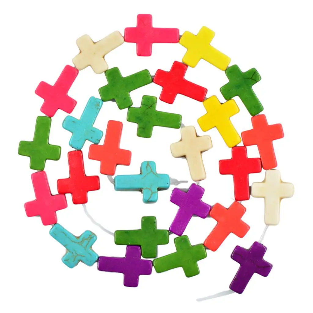 قلادة من الخرز الفيروزي المسبح الملون المتلألئ للنساء