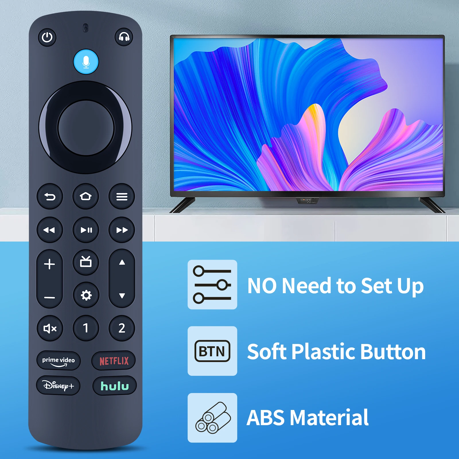 Remote control for Amazon Alexa Voice Remote Pro fire tv