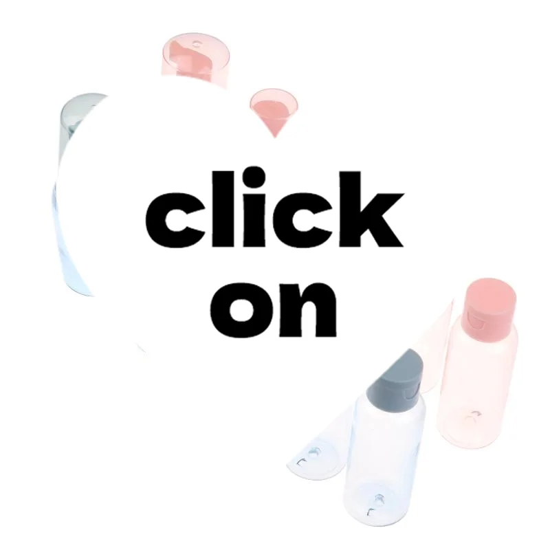 Kit de artículos de tocador con botellas de viaje portátiles, juego a prueba de fugas, contenedores cosméticos transparentes de tamaño de vuelo para loción y champú, 10 Uds.