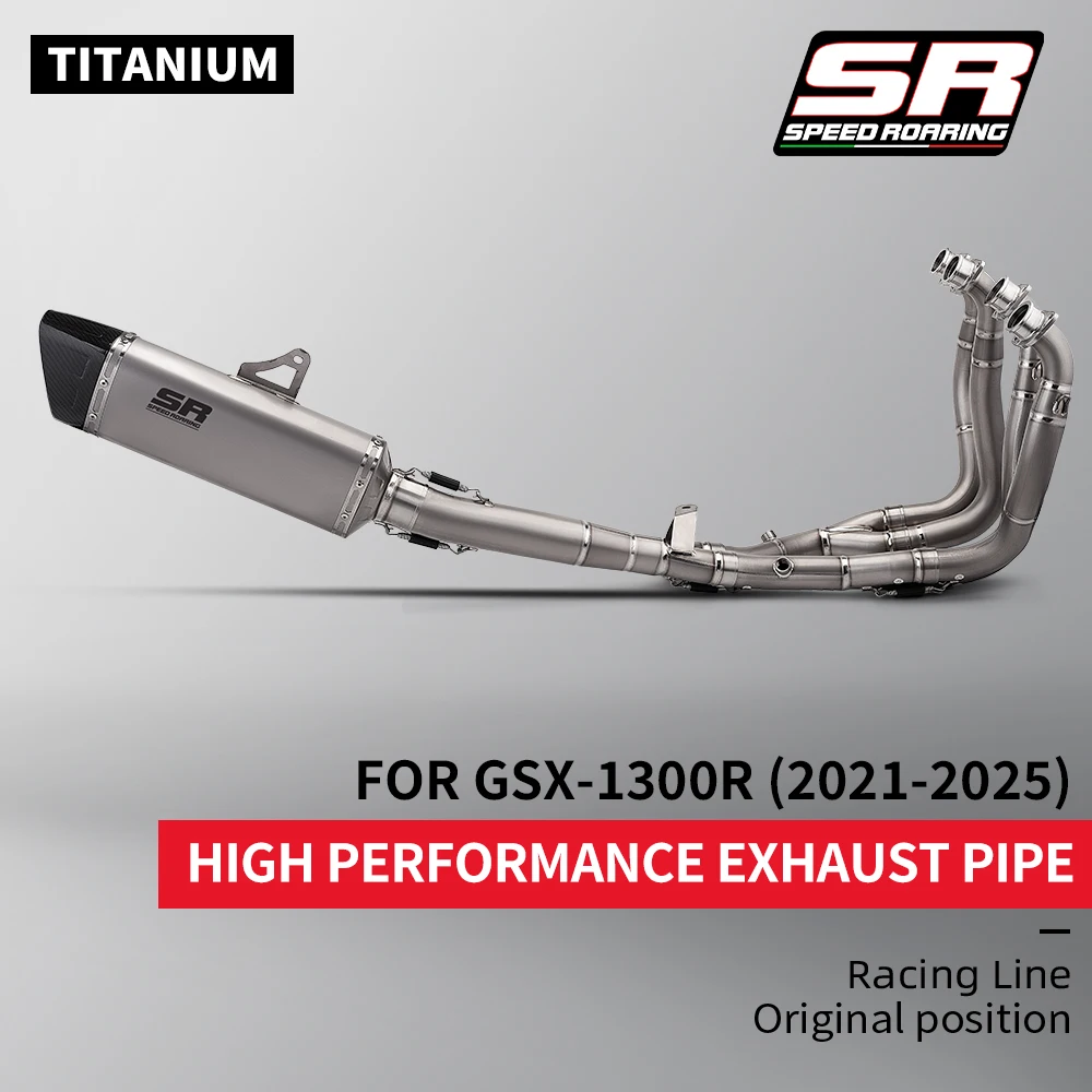 

Мотоциклетные полные системы, передняя труба для мотокросса, соединительное звено из титанового сплава для Hayabusa GSXR1300