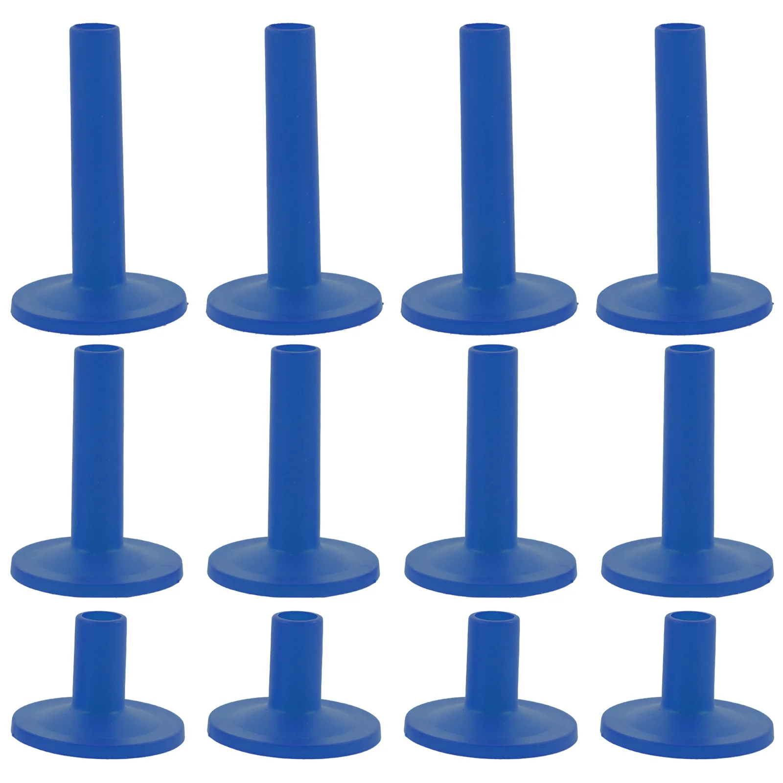 

12 Pcs Drum Kit Accessories Cymbal Sleeves Accessory Plastic Cymbals for Drums Stand Blue Pad Dampeners