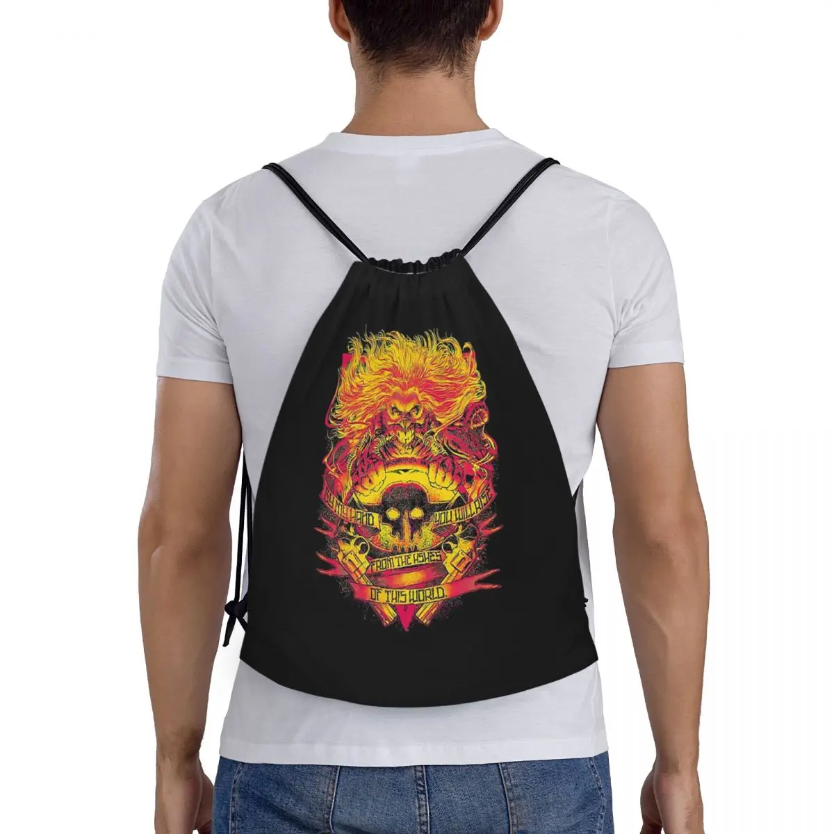 

Mad Max Fury Road Backpacks Multi-function Portable Drawstring Bags Sundries Bag Book Bags For Man Woman Students