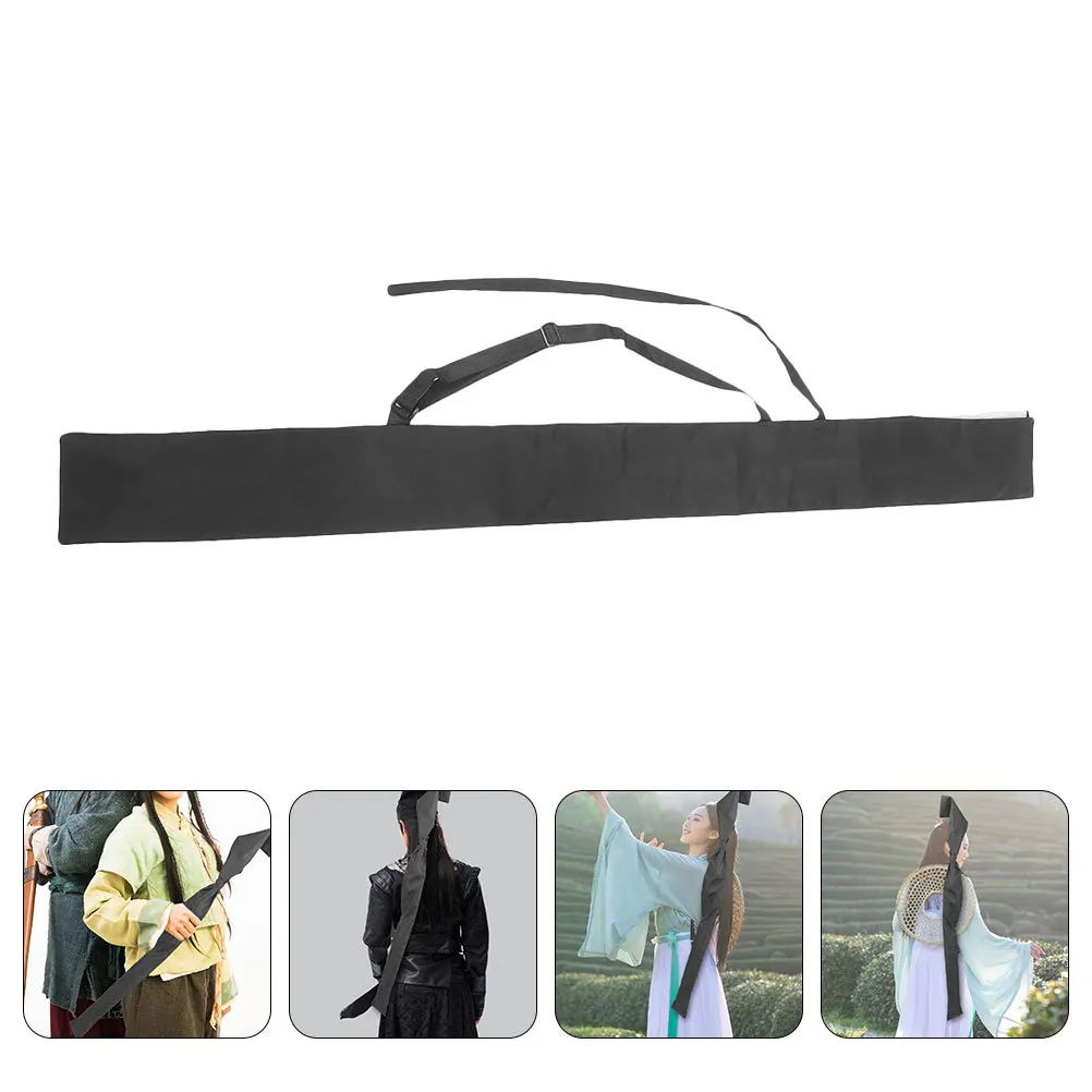 

3Pcs Tai Chi Sword Carry Bag Thickened Fabric Large Size sword Storage Case Strap Shoulder Carry Bag Black