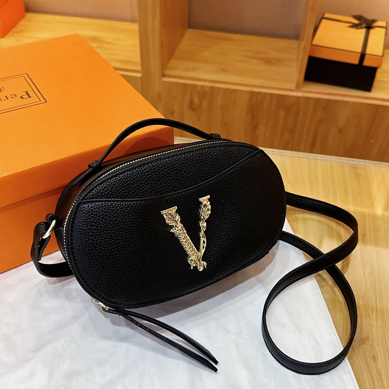 

2025 Trendy Circle Bag - Minimalist Top Handle Crossbody Purse, Chic Shoulder Bag with Premium Texture