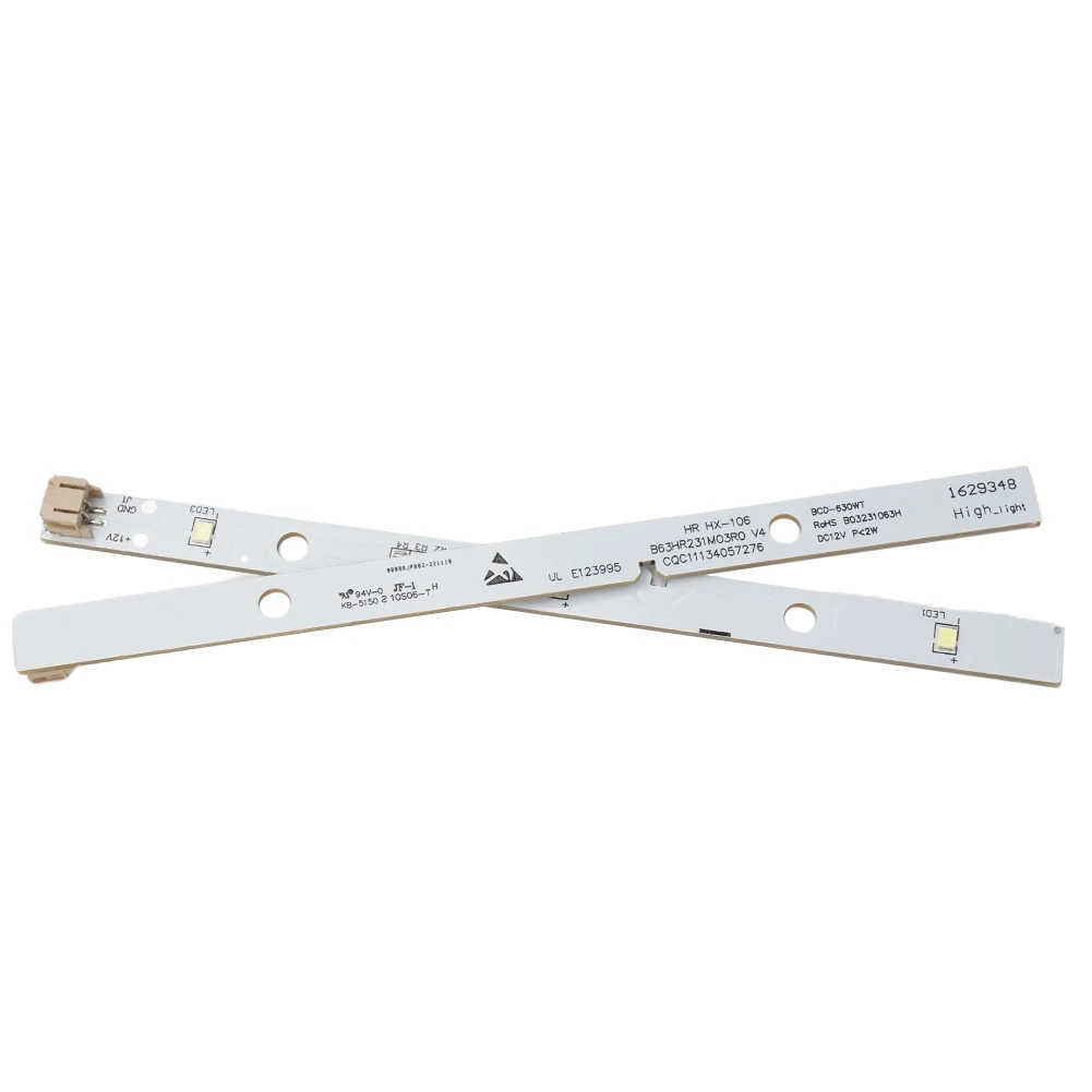 2 Pcs LED Light Strips Replacement Fit For Rongsheng/Hisense Refrigerator MDDZ-162A 1629348 1529227