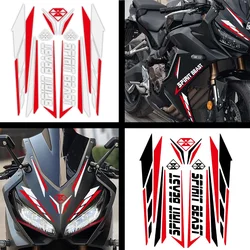 Motorcycle Motocross Modified Styling Reflective Sticker Fuel Oil Tank Fairing Fender Universal Decorative Stickers For Kawasaki