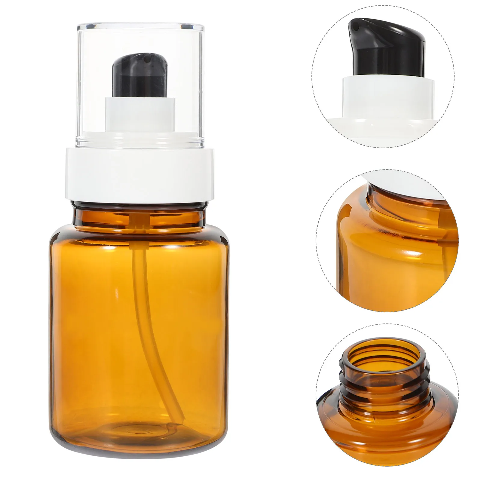 

3pcs Essence Empty Pump Portable Essential Oil Bottle Travel Eco Material Small Size Perfume Oil Bottle