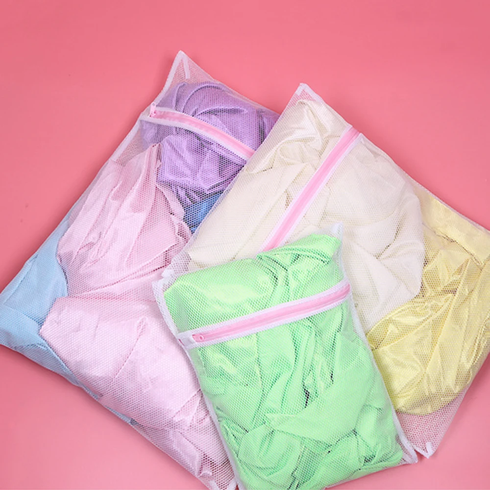 Large Washing Laundry Bag Mesh Organizer Net Dirty Bra Socks Underwear Shoe Storag Wash Machine Cover Clothes Laundry Wash Bags