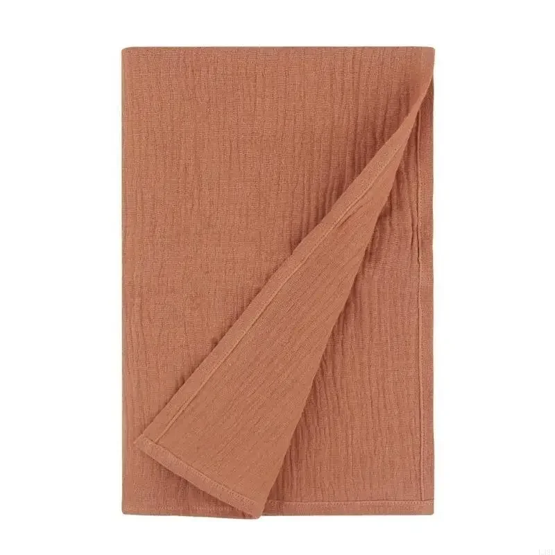 

Детское одеяло-плед L38E из креп-хлопка с цветочным узором, пляжное полотенце, простыня для детской кроватки, не содержащее флуоресцентных веществ, для новорожденных