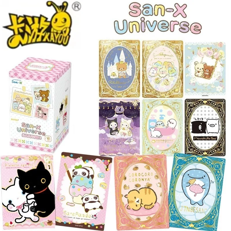 Коллекционные карточки KAYOU San-X Universe Classic Series: Официальный флагманский магазин, оригинальные периферийные карточки, игрушки, подарки, новинки