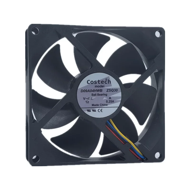 

Новый вентилятор охлаждения корпуса инвертора costech D09A04HWB 12V 0.25A 9025 9 см