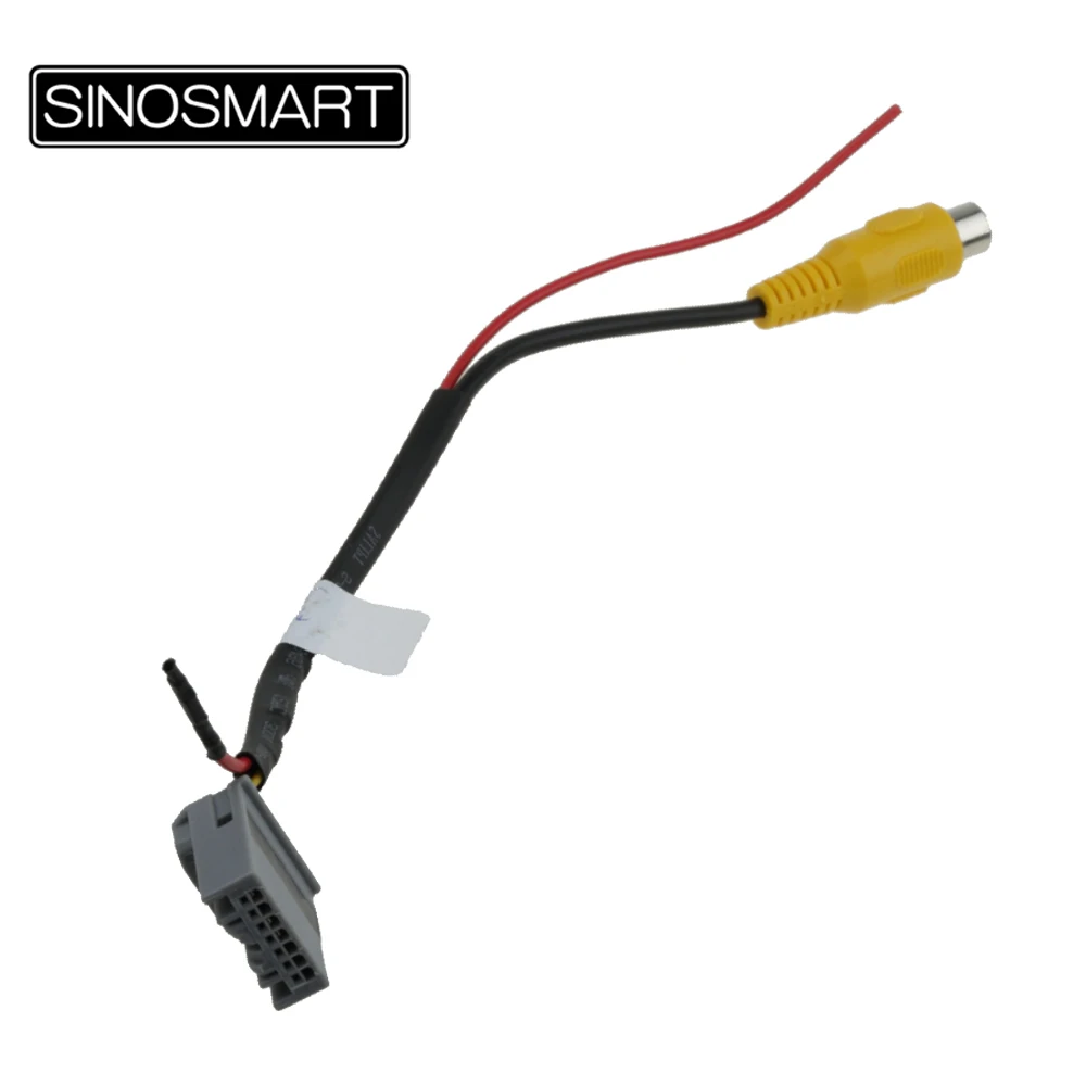 SINOSMART 7PIN Reverse Camera Adapter Cable with Bonus Trigger Wire for Honda CR-V XR-V Civic OEM Screen | CVBS Input C7