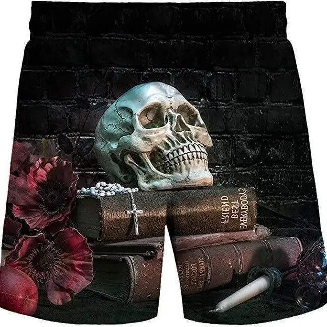 

Summer Casual Beach Wear For Men Loose Cartoon 3D Printed Sports Shorts
